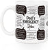 YHRJWN Gifts for Dad, Emergency Dad Jokes Coffee Mug, Father's Day Gift from Daughter Son Kids, Funny Gag Gifts, Novelty Gift Idea on Birthday Chr...