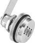 Lpraer Combination Cam Lock Security Locks Set of 2 Password Coded Locks for Safety of Box Cabinet Drawer Mailbox Door Furniture (1-1/8 Inch, Silv...