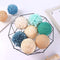 9pcs 3.5Inch Fall Decorative Ball Orb Rattan Ball Rattan Woven Orbs Spherical Bowl and Vase Filler for Home Party Wedding Display Decor Props...