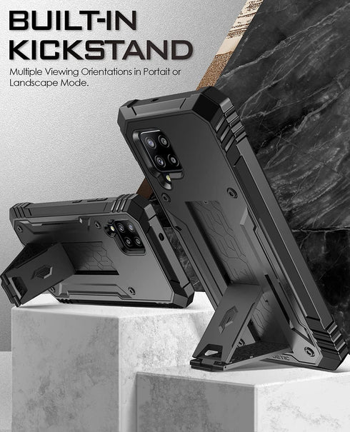 Poetic Revolution Case for Samsung Galaxy A42 5G, Built-in Screen Protector Work with Fingerprint ID, Full Body Rugged Shockproof Protective Cover...