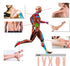 FOU Kinesiology Recovery Therapeutic Tape, Waterproof Muscle Support for Athlete,Sports Injury Tape 1 inch x 16.4 ft / 2.5cm x 5m...