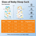 MooMoo Baby Sleep Sack Baby Cotton Wearable Blanket Snap and Zipper Closure Fit Babies Ages 6-12M...