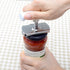 Kichwit Jar Opener for Arthritis, Stainless Steel Jar Lid Opener, for Small and Medium Jar Lids, Bottle Opener Keychain Included...