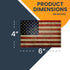 Magnet Me Up: Weathered American Flag Car Magnet Decal - 4x6 Inch - Red, White, Blue - Heavy-Duty Automotive Old Glory Magnet for Car, Truck, SUV ...