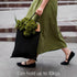 Eco Right Canvas Reusable Cotton Tote Bag for Women, for School, Grocery, Shopping, Beach & Gifts for Womens...