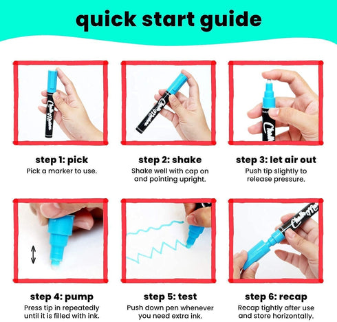 Chalkola 8 Pastel Liquid Chalk Markers for Blackboard, Chalkboard Signs, Window, Labels, Bistro, Glass, Car - Washable Wet Wipe Ink ChalkBoard Mar...