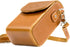 MegaGear Leather Camera Case with Strap Compatible with Canon PowerShot G7 X Mark III, G7 X Mark II, G7 X - MG768 Light Brown...