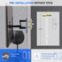 Drywall Anchor with Included Bolts for 1/4”-20, Heavy Duty Hollow Drywall Anchors for TV Mounting Kit, Stainless Steel Hollow Wall Anchors Holds u...