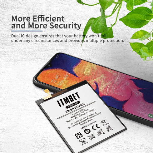 Battery for Samsung Galaxy A10e, 4200mAh Upgraded 2024 New 0 Cycle Battery Replacement for A102U SM-A102U/A20e SM-A202F/DS/A20e Dual SIM SM-A202F,...
