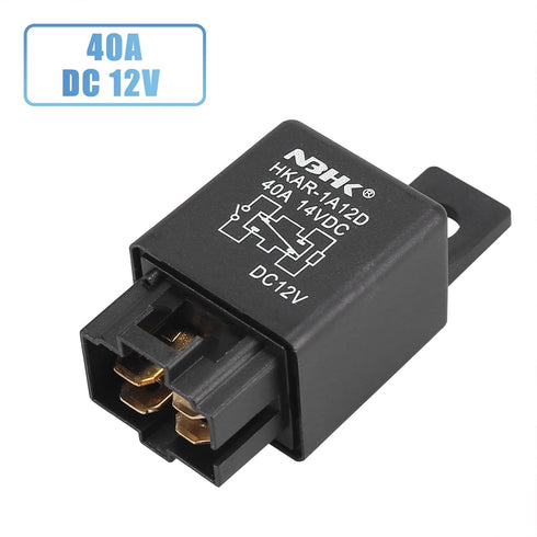 uxcell 2 Pcs Z1507091/4 4 Pin DC 12V 40A Universal Car Vehicle Motor Fuse Relay Switch Power...