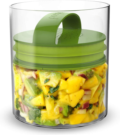 Prepara Evak Super Savor Plastic Food Storage, 14 Ounce, Green...