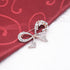 2-Piece Set Luxury Rhinestone Bow Brooch Hijab Pins for Wedding Bouquet Christmas Party Valentine's Day Gift for Women Men Bridal Wife Mom...