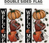 Fall Football Welcome Garden Flags 12x18 Inch Vertical Double Sided, Pumpkin Autumn Sports Game Day Sign Thanksgiving Seasonal Yard Outside Decor ...