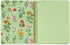 ban.do Rough Draft Mini Spiral Notebook with Saying, 8.5" x 6.75" with Pockets and 160 Lined Pages, Botanical Green...