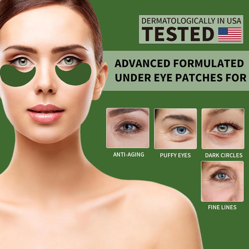 Under Eye Patches for Puffy Eyes 70PCS, Seaweed Eye Mask for Dark Circles and Puffiness, Under Eye Mask Patches Skincare, Eye Gel Pads, Eye Patche...