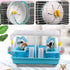 6.9 Inch Hamster Running Wheel, Silent Hamster Exercise Wheels, Mount on Hamster Cage, for Dwarf Hamster, Pet Mouse, Mice...