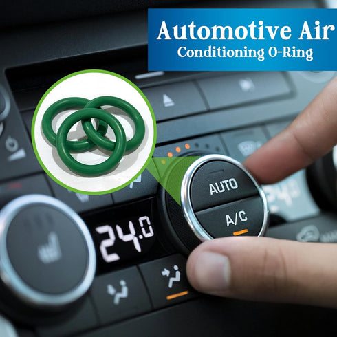 595 Pcs Automotive AC O Rings Kit, SAE and Metric Air Conditioning Orings Assortment Set for Car A/C Compressor and Professional Plumbing Faucet S...