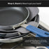 MISEN Pan Protector Set - Shield Your Cookware with Heavy Felt - Prevent Scratching or Chipping - Thick & Durable, Yet Soft | Contour-Friendly Sha...
