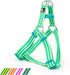 Striped Puppy Dog Harness Dog Vest Harness for Dog Training Easy Walking Dog Harness Small Dog Harness Escape-proof Dog Harness (green, L)...