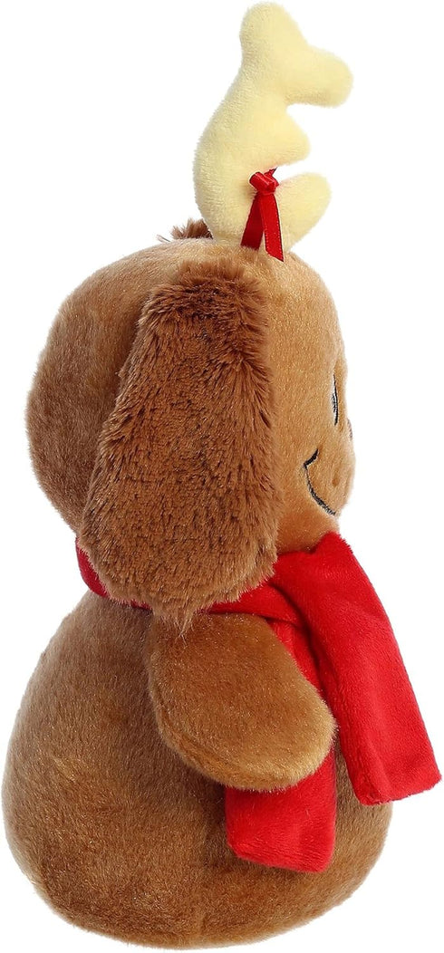 Aurora® Whimsical Dr. Seuss™ Max Snowman Stuffed Animal - Magical Storytelling - Officially Licensed - Brown 8 Inches...