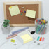 White Sticky Notes Holder, Acrylic PS Notepad Cube Organizer Self-Stick Note Pad Holder Cute 3x3 In Sticky Note Memo Dispenser Personalized Sticky...