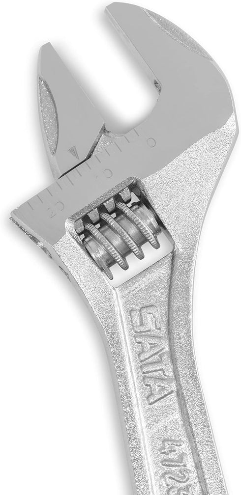 SATA 6 Inch Stubby Wide Jaw Adjustable Wrench - ST47232...