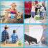 3L Jumbo Foldable Buckets, Sand Beach Toy Silicon Pails for Kids Adults, Collapisible Water Buckets Sandbox Kit Tool Multi Use for Outdoor, Cleani...