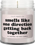 C&E Craft Smells Like One Direction Getting Back Together Scented Candle - Flannel Pine All Natural Soy Wax Candle - Delightful Intense Fragrance ...