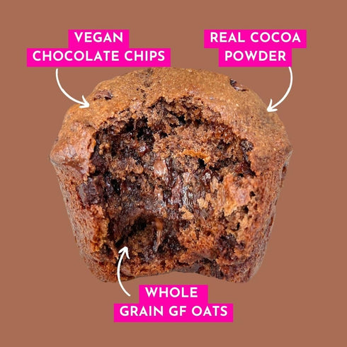GoNanas Fudge Brownie Oat Flour Banana Bread Mix, Suitable for Plant Based Vegan Diets, Gluten Free Dairy Free Snacks, Healthy Snacks For Adults, ...