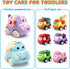 ZHENDUO BLASTER 8 Pack Mini Toy Cars for Toddlers 1-3 Pull Back Cars for Toddlers 1 2 3 4 Year Old Truck Toys Friction Powered Car Kids Boys Birth...