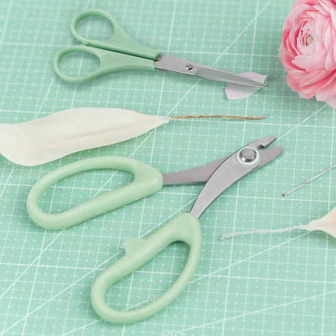 KALAIEN Crafting Scissors with Sharp Carbon Steel Blades for Sewing Scissor, Paper Cutting, Scrapbooking, Fondant, Crafting-2 Pack...