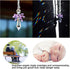 Rainbow Guardian Angel Crystal Suncatcher as Home/Car Decoration & Porch Decor & Hangings Crystal Glass Ornament (Purple)...