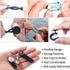 24 Pcs Extender Button Set, Flexible Adjustable Elastic Waist Extender Button, Invisible Collar Neck Extenders, No-Sew Extend Buttons for Women an...