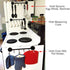 6 Hooks Magnetic Utensil Holder Untensil Rack Tool Hanger Organizer for Refrigerator, Metal Cabinet, Metal Stove, Grill, BBQ...