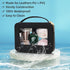 Clear Makeup Bag with Makeup Brush Bag,Double Sided Clear Toiletry Bag for Women,Portable Travel Cosmetic Bag,Makeup Case with Zipper,Leather Make...