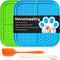 Licking Mat Slow Feeder for Dogs and Cats, Premium Lick Pad with Suction Cups for Dog Anxiety Relief, Slow Feeder Dog Bowls, Bathing, Grooming and...