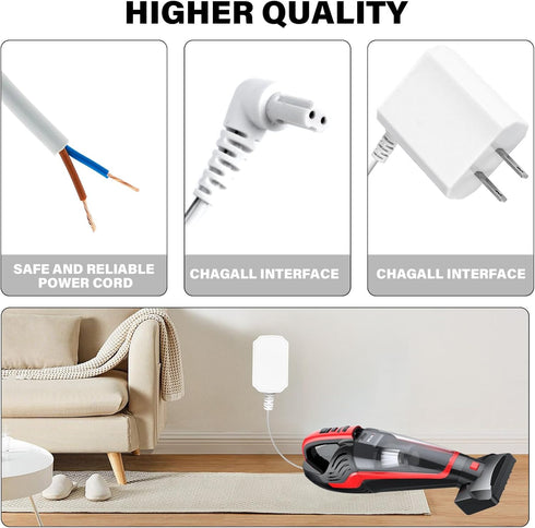 Ameri Vacuum Cleaner Charger for Black and Decker 15V 90627870 S003AQU1500015 Dusbuster Hand Vacuum Charger for HHVI315JO42 HFVB315J22 HHVI320JR02...