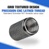 Gun Gray Tire Valve Stem Covers Aluminum Car Tire Caps Precision CNC Machined Premium Wheel Rim Air Valve Stem Caps Universal fit Car SUV Truck Mo...