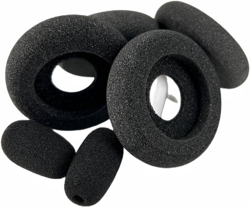 Foam Ear Pads Replacement Cover Cushions Compatible with Plantronics HW251N HW261N HW510 HW520 Blackwire C225 C310 C320 3210 3220 3310 3320 3315 C...