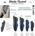 BladeGuard Knife Blade Cover Non-Slip Dishwasher Safe Sheath 10in Grey...