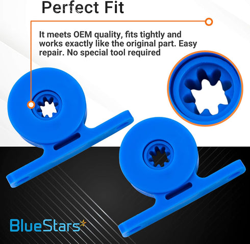 Ultra Durable C80 C-80 Turbine Bearings Replacement Part by BlueStars - Exact Fit for The Polaris 180 280 280 TankTrax, Vac-Sweep 20 Pool Cleaners...