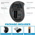 Wireless Vertical Ergonomic Mouse, Multi-Device(Bluetooth + 2.4G Connection), 4 Adjustable DPI, 7 Buttons Computer Mouse for PC, Laptop, Desktop, ...