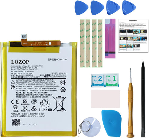 for Moto G Stylus 2021 Battery Replacement, Replacement Battery for Moto G Stylus 2021 Model XT2115 All Carriers with Repair Tools Kit and User Ma...