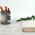 XUWU Tarot Celestial Bohemian Pen Holder Pencil Organizer Cute Pencil Cup Desk Decor Makeup Brush Holder PU Multifunctional Office Suppliesfor Hom...