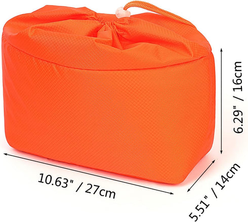 Shockproof Camera Insert Bag for SLR DSLR Mirrorless Camera Lens Flash Light Accessories Camera Pouch with Adjustable Dividers for Canon Nikon Son...