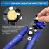 Self Adjusting Wire Stripper 3-in-1 Wire Stripper/Cutter/Crimper 12 Inches Suitable for 10 AWG to 24 AWG wire, 0.2 to 6mm², For Computer, Applianc...