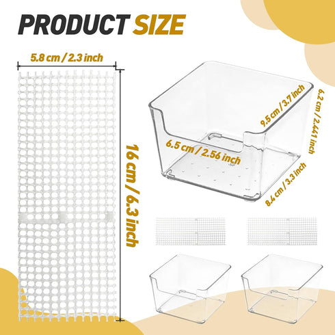 2 Packs Hermit Crab Water Tank - Ideal Hermit Crab Pool and Tank Combination - Hermit Crab Water Tank with Cuttable Climbing Ramp...