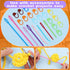 4 Pack T-Shirt Yarn Set, 3.5Oz Flat Crochet Yarn Soild Color Crocheting Yarn with Knitted Plastic Eye Needles for Summer Hand DIY Crocheting Proje...