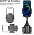 Cup Car Phone Holder for Car, Car Cup Holder Phone Mount, Universal Adjustable Gooseneck Cup Holder Cradle Car Mount for Cell Phone iPhone,Samsung...