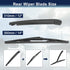 X AUTOHAUX Rear Windshield Wiper Blade Arm Set for Lexus RX 03-08 for Mazda CX-7 CX-9 6 Estate...